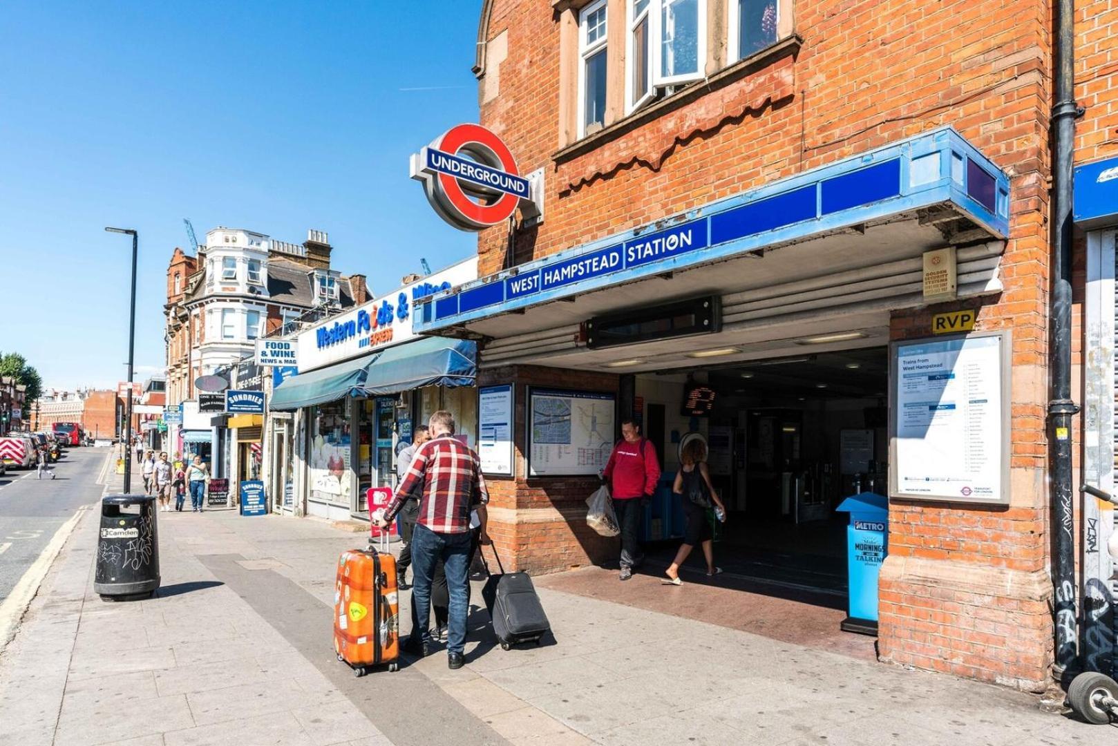 Fantastic 3 Bedroom Flat West Hampstead Londra Dış mekan fotoğraf